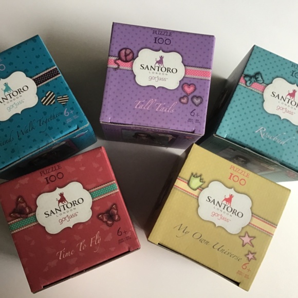 5 COLLECTABLE PUZZLES - SANTORO London GORJUSS -100 pieces each - Picture 12 of 15